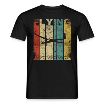 Gliding | Glider glider gift - Men's T-Shirt - black - Front - AI Model Male 178 light (178cm)