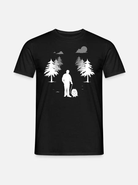 Zwergspitz Hunde | Zwergspitz Geschenk | Gassie - Männer T-Shirt - Schwarz