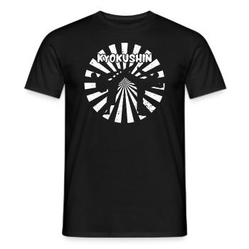 Kyokushin Karate Kampfsport Japan Geschenk Sport - Männer T-Shirt - Schwarz - Vorne - AI Model Male 178 light (178cm)