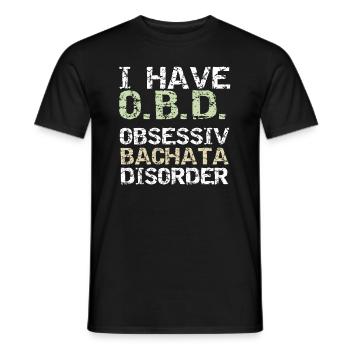 Bachata Disorder Krankheit Musik Tanz Kuba - Männer T-Shirt - Schwarz - Vorne - AI Model Male 178 light (178cm)