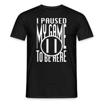 Gamer Cool Apparel - Men's T-Shirt - black - Front - AI Model Male 178 light (178cm)