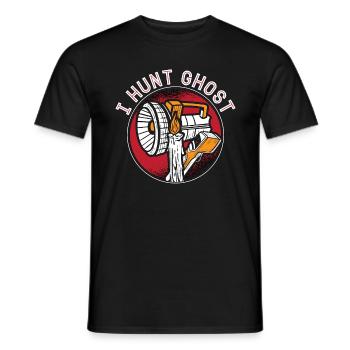 Geisterjäger Geisterjagd Geist Paranormal Geschenk - Männer T-Shirt - Schwarz - Vorne - AI Model Male 178 light (178cm)