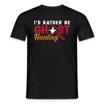 Geisterjäger Paranormal Geist Geisterjagd Geschenk - Männer T-Shirt - Schwarz - Vorne - AI Model Male 178 light (178cm)