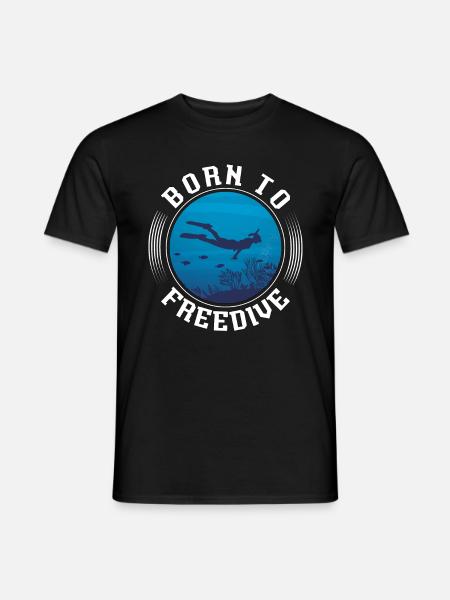 Freediving Freediving Diving Gift - Men's T-Shirt - black