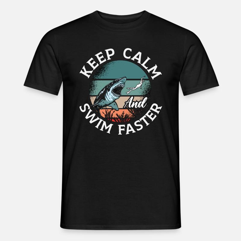 Freitaucher Freitauchen Apnoe Tauchen Geschenk - Männer T-Shirt - Schwarz