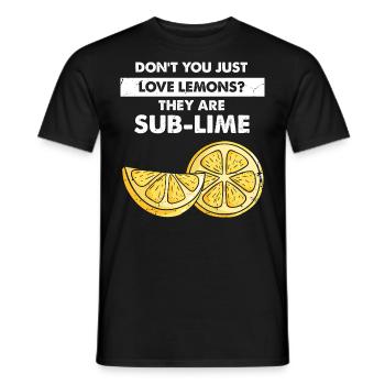 Limonade Limonade Limonade Limonade Stand Design - T-shirt homme - noir - Devant - AI Model Male 178 light (178cm)