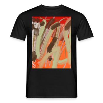 Art . - T-shirt homme - noir - Devant - AI Model Male 178 light (178cm)