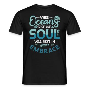 Freitaucher Tauchen Apnoe Freitauchen Geschenk - Männer T-Shirt - Schwarz - Vorne - AI Model Male 178 light (178cm)