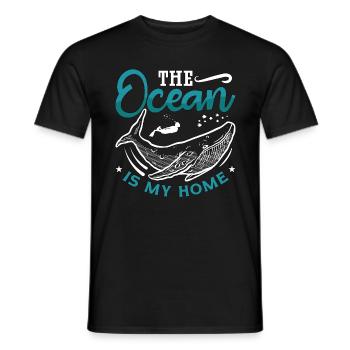 Apnea Apnea Apnea Apnea Mare Regalo - T-shirt uomo - nero - Fronte - AI Model Male 178 light (178cm)