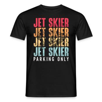 Jetski Sommer Wassersport Urlaub Coole Geschenk - Männer T-Shirt - Schwarz - Vorne - AI Model Male 178 light (178cm)