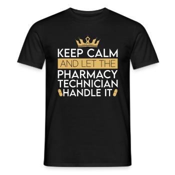 Pharmacy Technician Pharmacy Technician Gift - Men's T-Shirt - black - Front - AI Model Male 178 light (178cm)