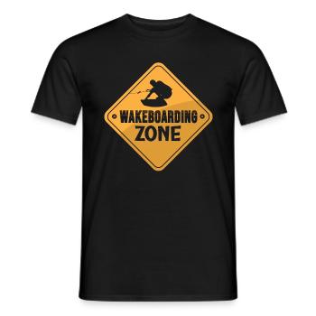 Wakeboarder Wakeboard Wakeboard Wakeing Cadeau - T-shirt homme - noir - Devant - AI Model Male 178 light (178cm)