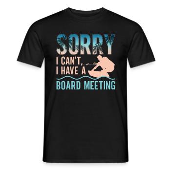 Wakeboard Wakeboarder Wakeboarding Cadeau - T-shirt homme - noir - Devant - AI Model Male 178 light (178cm)