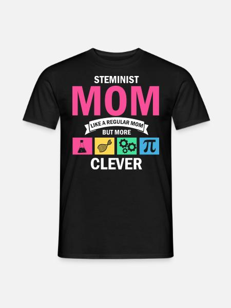 Steminist Science Design for Women Science - Mænd T-shirt - sort