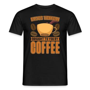 Dialysis Technician Nephrology Coffee Gift - Men's T-Shirt - black - Front - AI Model Male 178 light (178cm)