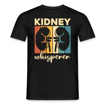Dialysis Technician Nephrology Dialysis Cool Gift - Men's T-Shirt - black - Front - AI Model Male 178 light (178cm)