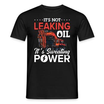 Conducteur d’excavatrice Excavatrice Ouvrier de la construction Excavatrices Cadeau - T-shirt homme - noir - Devant - AI Model Male 178 light (178cm)