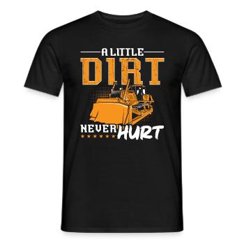 Excavatrice Bulldozer Travailleur de la construction Bulldozer Cadeau - T-shirt homme - noir - Devant - AI Model Male 178 light (178cm)