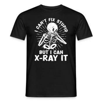 Radiologie Radiologie Docteur Technicien en radiologie Cadeau - T-shirt homme - noir - Devant - AI Model Male 178 light (178cm)