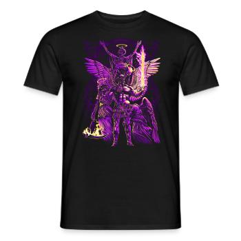 Warrior of the Magic Skull - Men's T-Shirt - black - Front - AI Model Male 178 light (178cm)