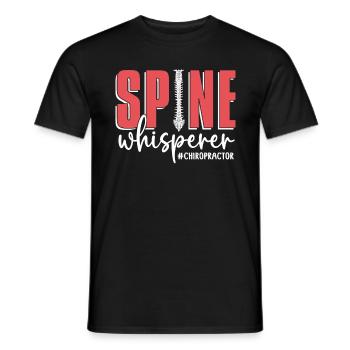 Chiropraktiker Chiropraktik Physio Coole Geschenk - Männer T-Shirt - Schwarz - Vorne - AI Model Male 178 light (178cm)