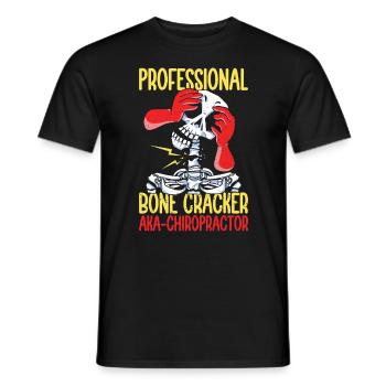 Chiropraktik Physio Chiropraktiker Coole Geschenk - Männer T-Shirt - Schwarz - Vorne - AI Model Male 178 light (178cm)