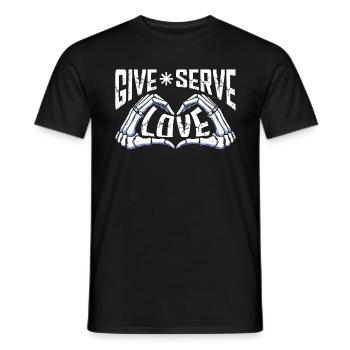 Chiropraktiker Chiropraktik Physio Liebe Geschenk - Männer T-Shirt - Schwarz - Vorne - AI Model Male 178 light (178cm)