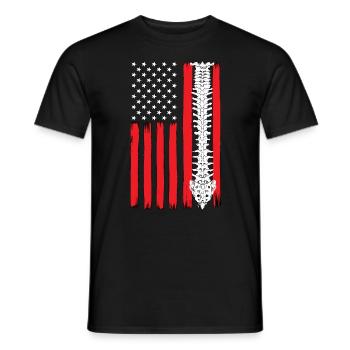 Chiropraktiker Chiropraktik Physio Coole Geschenk - Männer T-Shirt - Schwarz - Vorne - AI Model Male 178 light (178cm)
