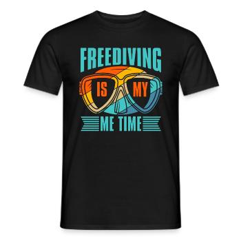 Apnoe Tauchen Freitaucher Freitauchen Geschenk - Männer T-Shirt - Schwarz - Vorne - AI Model Male 178 light (178cm)
