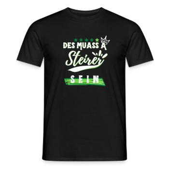 Steiermark coole Sprüche Geschenkidee - Männer T-Shirt - Schwarz - Vorne - AI Model Male 178 light (178cm)