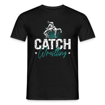Catch Wrestling Training Wrestler Fight Grappling - T-shirt homme - noir - Devant - AI Model Male 178 light (178cm)