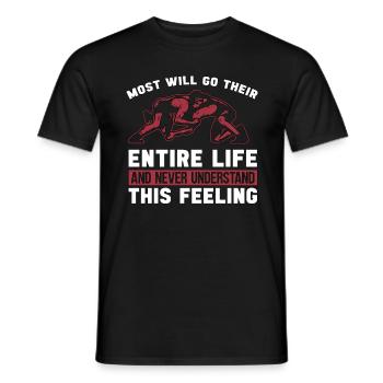Catch Wrestling Most Will Go Wrestler Grappling - Men's T-Shirt - black - Front - AI Model Male 178 light (178cm)