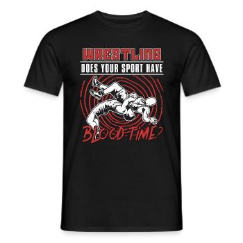 Catch Wrestling fait votre combat de lutteur sportif - T-shirt homme - noir - Devant - AI Model Male 178 light (178cm)