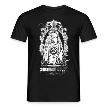 Spiegelmädchen - Männer T-Shirt - Schwarz - Vorne - AI Model Male 178 light (178cm)