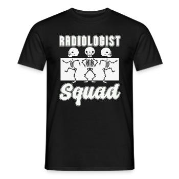 Radiologue Squad Radiologie Radiographie Rad Tech Radiographie - T-shirt homme - noir - Devant - AI Model Male 178 light (178cm)