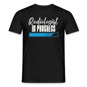 Radiologue en cours Radiologie Rad Rad Tech - T-shirt homme - noir - Devant - AI Model Male 178 light (178cm)