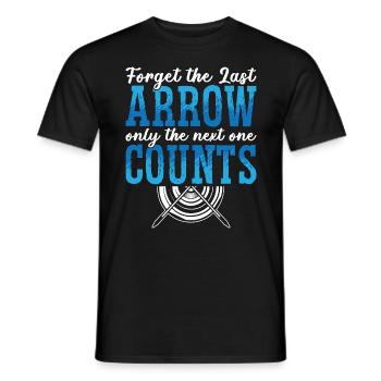 Archery Forget The Last Arrow Bow Shooting Archer - Männer T-Shirt - Schwarz - Vorne - AI Model Male 178 light (178cm)