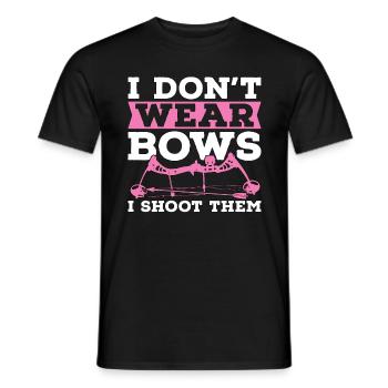 Archery I Don't Wear Arrow Shooting Crossbow Archer - Men's T-Shirt - black - Front - AI Model Male 178 light (178cm)