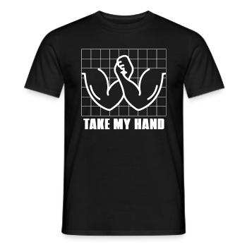 Arm Wrestling Take My Hand Wrestle Sports Wrestler - Männer T-Shirt - Schwarz - Vorne - AI Model Male 178 light (178cm)