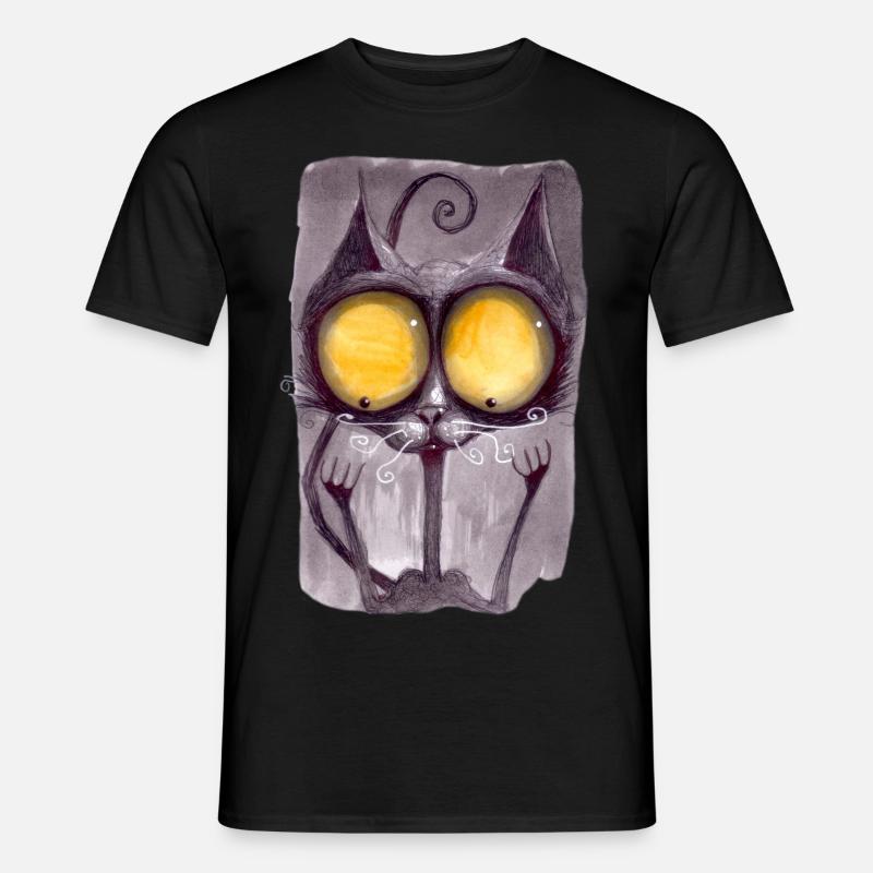 Serien-Cat 17 - Männer T-Shirt - Schwarz