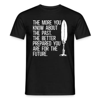 Historien Plus vous en savez Chercheurs Historiens - T-shirt homme - noir - Devant - AI Model Male 178 light (178cm)
