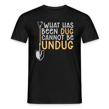 Archéologie Qu’est-ce qui a été Archéologue de fouilles - T-shirt homme - noir - Devant - AI Model Male 178 light (178cm)