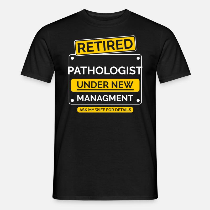Pathologe Ruhestand Rente - Männer T-Shirt - Schwarz