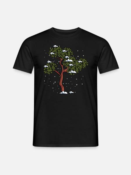 Forêt de châtaigniers - T-shirt homme - noir