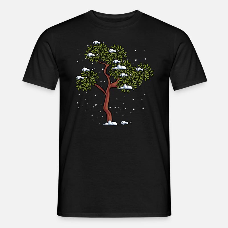 Kastanienbaum Baum Wald - Männer T-Shirt - Schwarz