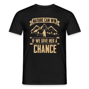 Animal Welfare Nature Can Win Foster Animal Worker - Männer T-Shirt - Schwarz - Vorne - AI Model Male 178 light (178cm)
