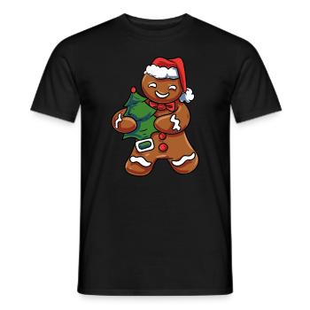 Vintage Lebkuchen - Männer T-Shirt - Schwarz - Vorne - AI Model Male 178 light (178cm)