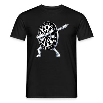 Fléchettes - T-shirt homme - noir - Devant - AI Model Male 178 light (178cm)