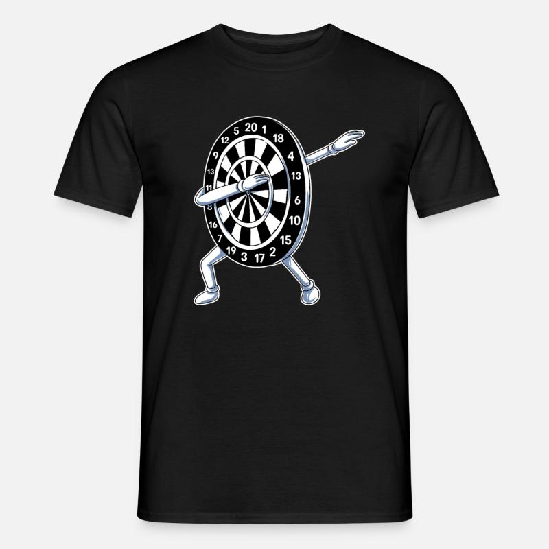 Dart Dartscheibe - Männer T-Shirt - Schwarz