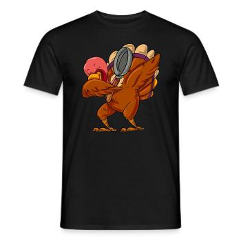 Turkey - Men's T-Shirt - black - Front - AI Model Male 178 light (178cm)